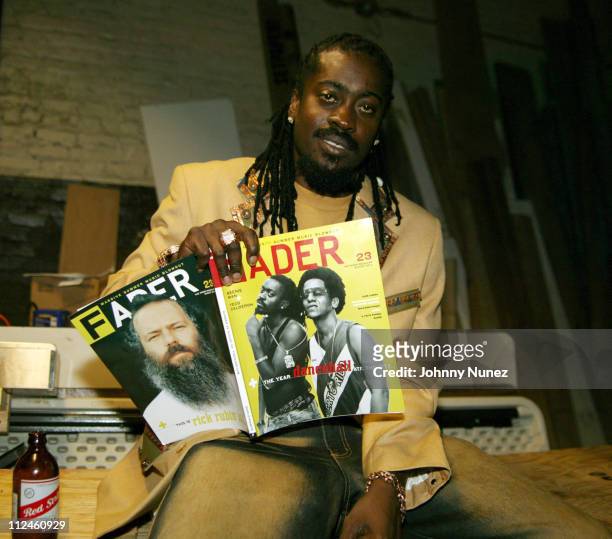 Beenie Man during The Fader Presents King Clash Featuring Beenie Man And Tego Calderon at Volume in Brooklyn, New York, United States.