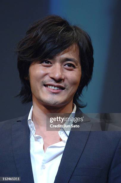 Jang Dong-Gun during "Typhoon" Tokyo Premiere at Tokyo International Forum in Tokyo, Japan.