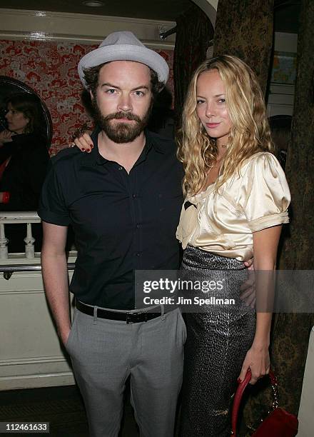 Actors Danny Masterson and Bijou Phillips attend the after party for "Choke" at the Sunshine Cinema on September 24, 2008 in New York City.