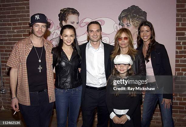Danny Masterson, Rachael Leigh Cook, Jeff Vespa, Rosanna Arquette and her daughter Zoe with Shannon Elizabeth