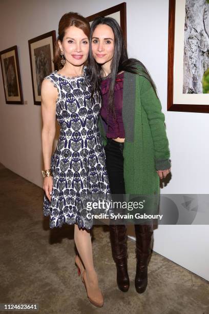 Jean Shafiroff and Elizabeth Shafiroff attend Global Strays Hosts Cocktails With Fine Art Photographer Ted Barkhorn at Novo Locale, 263 Bowery on...