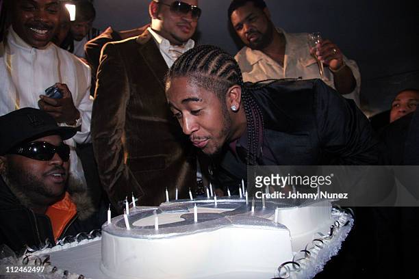 Omarion during Omarion 21st Birthday - Inside at The Lobby in West Hollywood, California, United States.