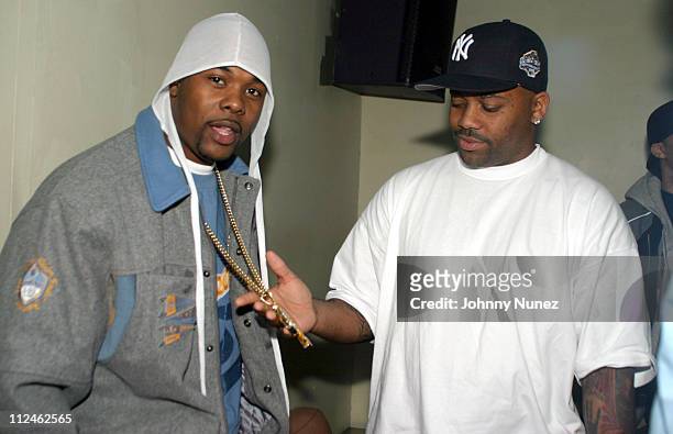 Memphis Bleek and Damon Dash during Damon Dash Filming "State Property 2" at Float - March 26, 2004 at Float in New York City, New York, United...