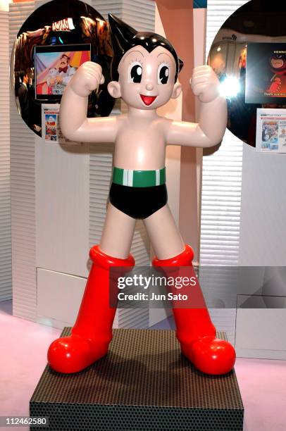 Astro Boy by Osamu Tezuka during 2004 Tokyo International Anime Fair at Tokyo Big Sight in Tokyo, Japan.