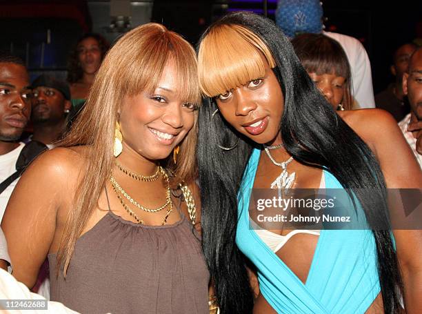 Sunny of Hot 97 and Remy Martin during DJ Kay Slay Birthday Smash Out Hosted by Buffie the Body at The Players Club in New York, New York, United...