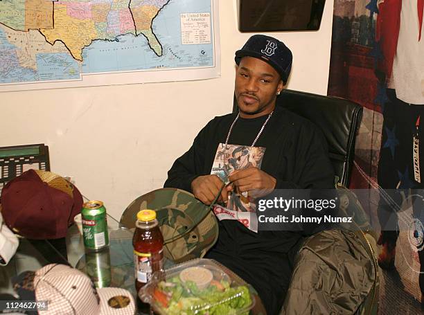 Cam'Ron of Dip Set during New Era Caps Celebrity Design Session Featuring Dip Set at Def Jam Offices in New York City, New York, United States.