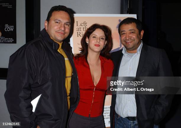 Wayne Lopez, Yeni Alvarez and Alejandro Patino during AFI Screening of "Left at the Rio Grande" - March 7, 2006 at Harmony Gold Theater in Hollywood,...