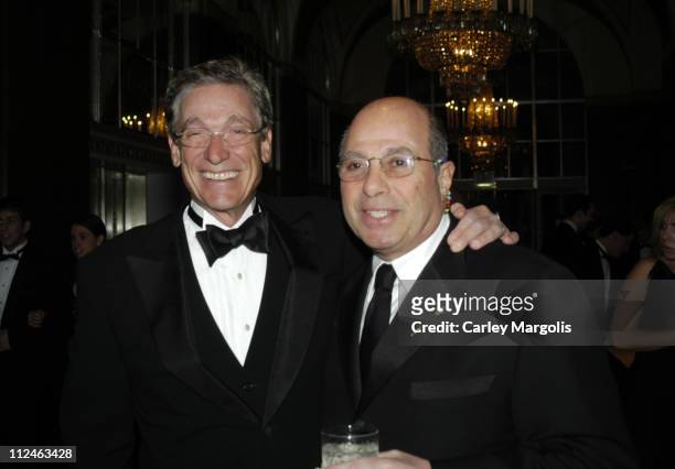 Maury Povich and Richard Leibner of N.S. Bienstock