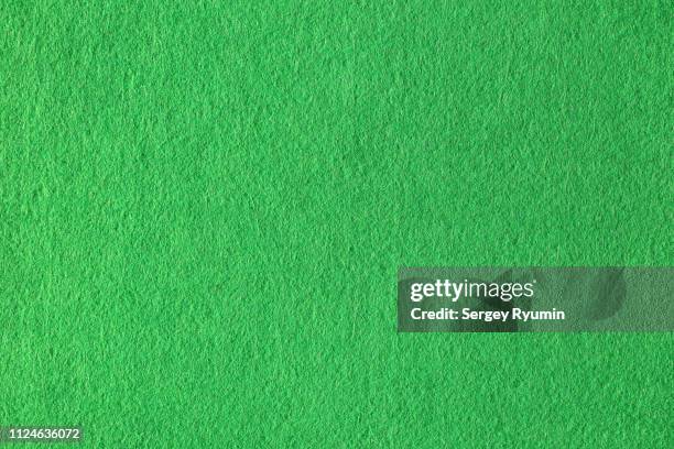 green felt - fieltro fotografías e imágenes de stock