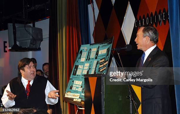 Mayor Michael R. Bloomberg being heckled by Kevin Meaney