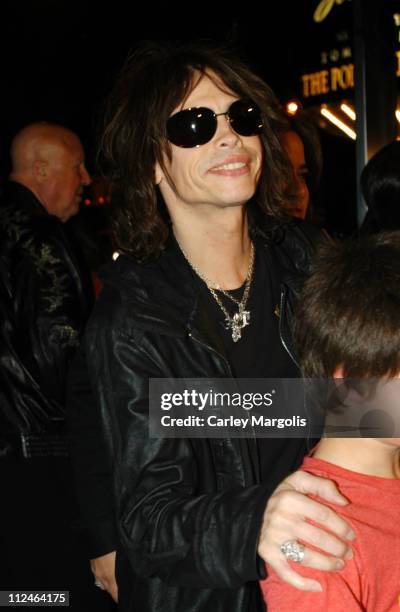Steven Tyler during "The Polar Express" New York Premiere at Ziegfeld Theater in New York City, New York, United States.