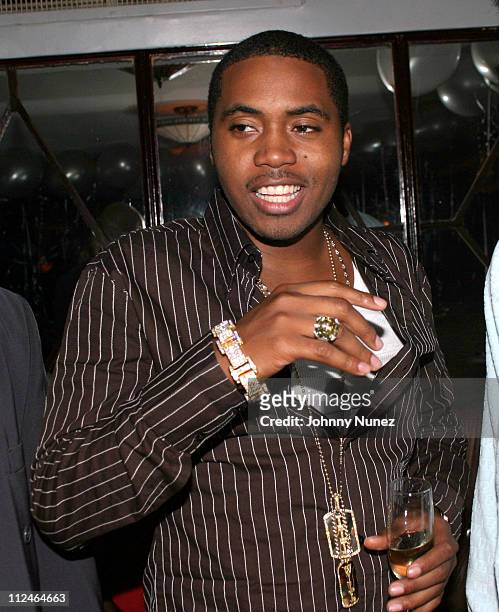 Nas during Nas' Birthday Party at Ocean's 21 in New York City, New York, United States.