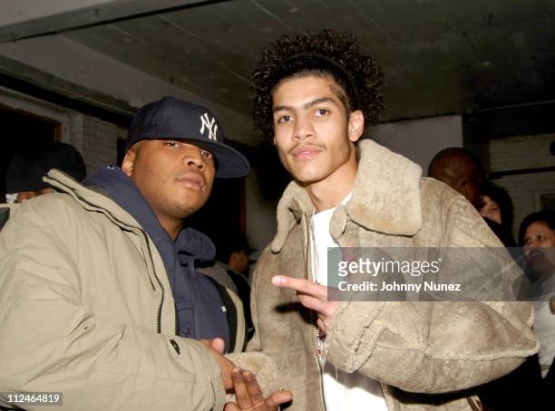 Styles P and Rick Gonzalez during Fight Club - November 8, 2004 at Secret Headquarters in New York City, New York, United States.