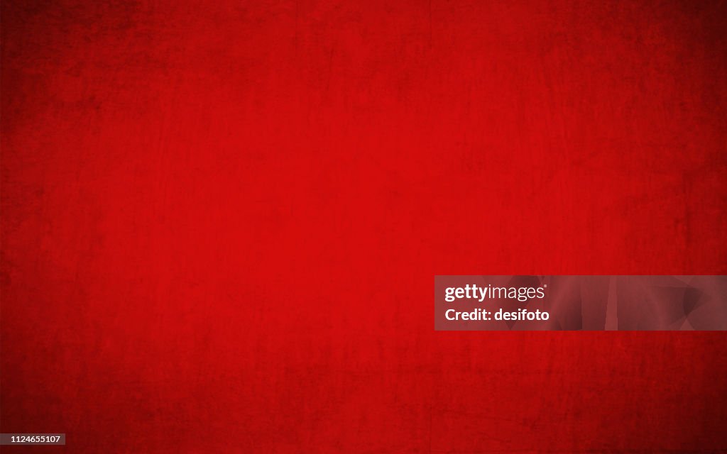 Bright maroon, deep red colored cracked effect grunge wall texture empty background- horizontal