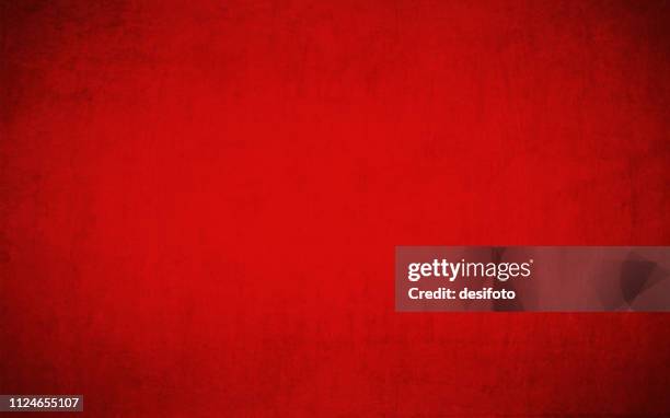 bright maroon, deep red colored cracked effect grunge wall texture empty background- horizontal - run down stock illustrations