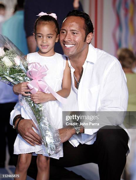 Dwayne "The Rock" Johnson and Simone Alexander Johnson