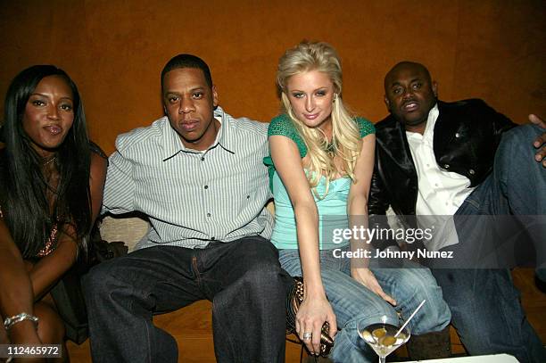 Naomi Campbell, Jay-Z, Paris Hilton and Steve Stout