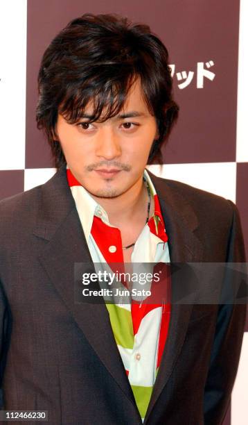 Jang Dong-Gun during "Brotherhood" - Tokyo Press Conference at Imperial Hotel in Tokyo, Japan.