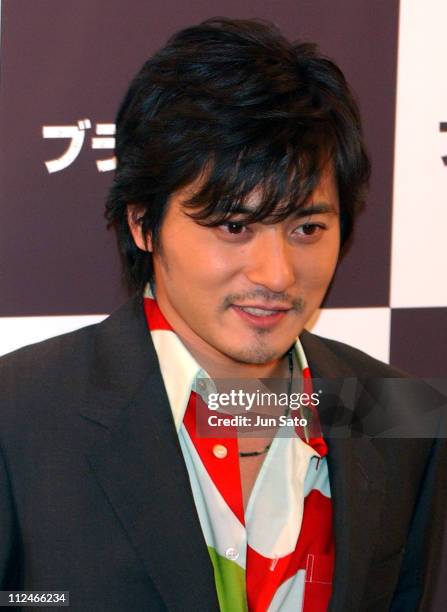 Jang Dong-Gun during "Brotherhood" - Tokyo Press Conference at Imperial Hotel in Tokyo, Japan.