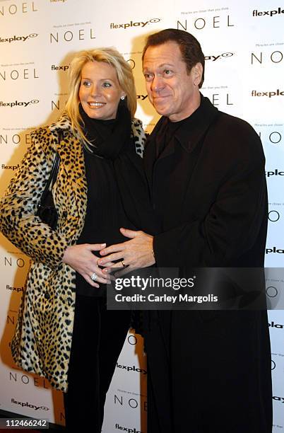 Kimberly Piscopo and Joe Piscopo during "Noel" New York Premiere at Regal United Artist Battery Park City Stadium 16 in New York City, New York,...