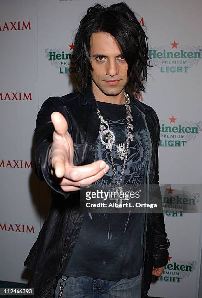 Criss Angel during Party by MAXIM to unveil the new Heineken Premium Light hosted by Jesse Metcalfe and Criss Angel at Mood in Hollywood, CA, United...