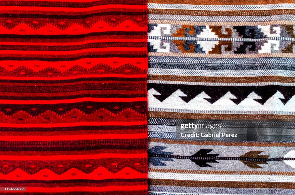 An Abstract Contrast in Mexican Textiles