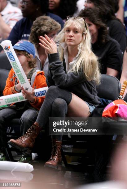 Chloe Sevigny during Celebrities Attend Los Angeles Sparks vs New York Liberty Game - June 3, 2006 at Madison Square Garden in New York City, New...