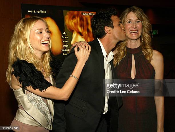Mark Ruffalo, Naomi Watts and Laura Dern during "We Don't Live Here Anymore" Los Angeles Premiere - Red Carpet at Director's Guild of America Theatre...