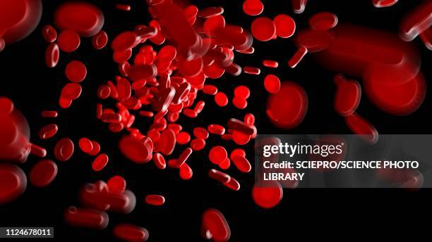 illustration of human blood cells - hemoglobin stock illustrations