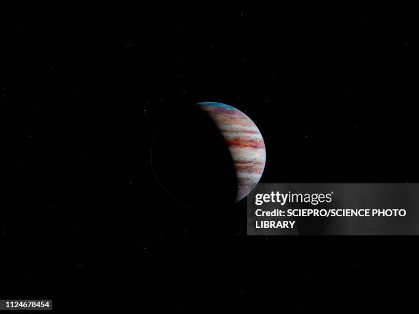 illustration of jupiter - jupiter surface stock illustrations