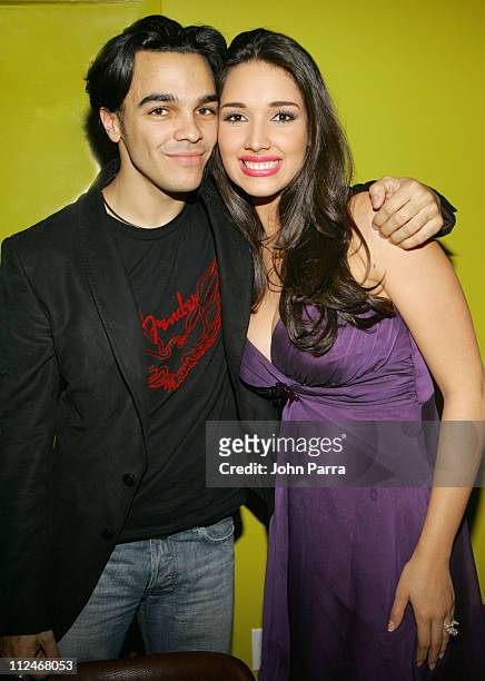 Shalim and Amelia Vega during Strike Miami Grand Opening at Dolphin Mall in Miami, Florida, United States.