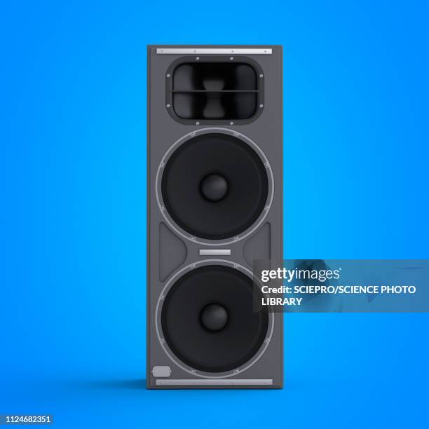bildbanksillustrationer, clip art samt tecknat material och ikoner med illustration of a speaker - högtalare