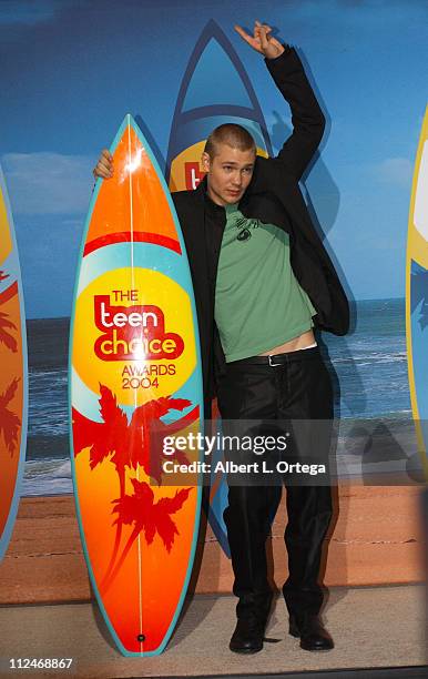 Chad Michael Murray, winner of TV Breakout Star, Male for "One Tree Hill"