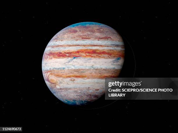 illustration of jupiter - space and astronomy stock illustrations