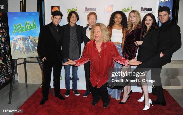 Tyler Dichiara, Rio Mangini, Matthew Nardozzi, Diane Delano; Mychala Lee, Hana Hayes, Samantha Rose Baldwin and Mateus Ward arrive for the Screening...