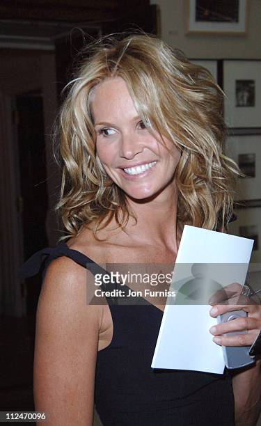 Elle MacPherson during Royal Academy Summer Exhibition 2006 - Inside at Royal Academy Of Arts in London, Great Britain.