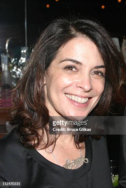 Annabella Sciorra during Opening Night Party for The New Group's Production of "Roar" at West Bank Cafe in New York City, New York, United States.