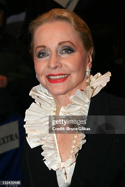 Anne Jeffreys during Opening Night of "Match" on Broadway - Arrivals at The Plymouth Theater in New York City, New York, United States.