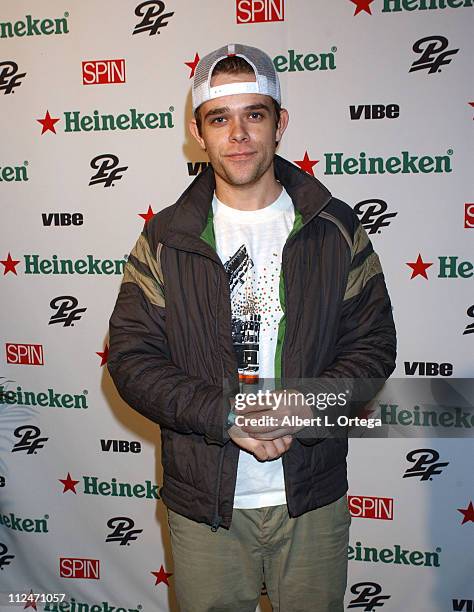 Nick Stahl during Heineken Pre-GRAMMY Party with Live Performance by Wyclef Jean - Arrivals and Inside at The Henry Fonda Theater in Hollywood,...