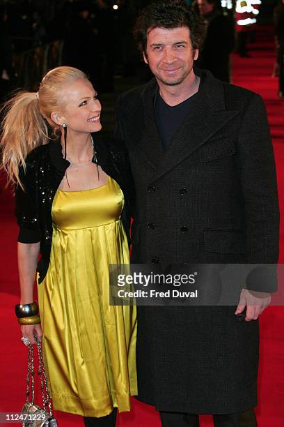 Hannah Sandling and Nick Knowles attend the European Premiere of Defiance at the Odeon Leicester Square on January 6, 2009 in London, England.