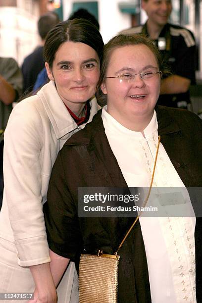 Shirley Henderson and Paula Sage during "Afterlife" London Premiere at Curzon Mayfair Cinema in London, Great Britain.