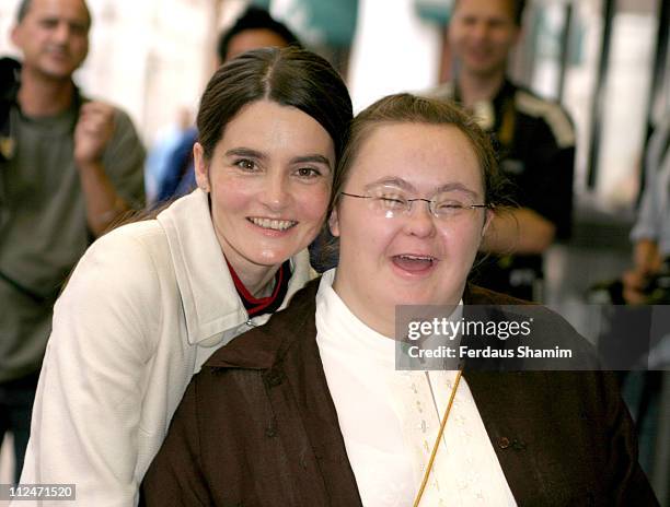 Shirley Henderson and Paula Sage during "Afterlife" London Premiere at Curzon Mayfair Cinema in London, Great Britain.