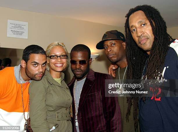 Kamal, Rosario Dawson, Blaque Thought, Talib Kweli and Kool Herc