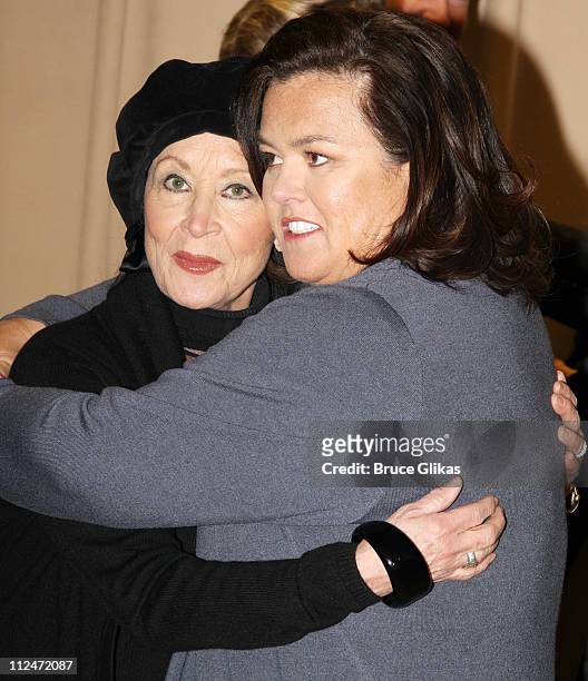 Chita Rivera and Rosie O'Donnell attend the ribbon cutting ceremony for "Rosie's for All Kids Foundation" Performing Arts School opening at the...