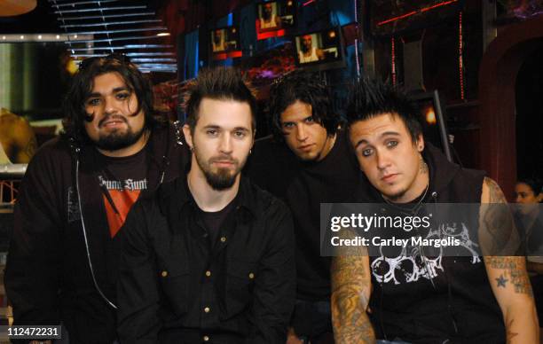 Dave Buckner, Jerry Horton, Tobin Esperance and Jacoby Shaddix of Papa Roach