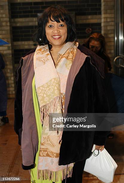 Jackee Harry during Star Jones' Wedding Guests Fill the Audience of "The View" - Departures at ABC Studios in New York City, New York, United States.