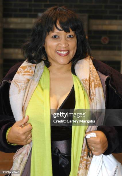 Jackee Harry during Star Jones' Wedding Guests Fill the Audience of "The View" - Departures at ABC Studios in New York City, New York, United States.