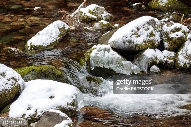 Stream Rocks Snow 145,681 Snow Rock Stock Photos, High-Res Pictures, and Images - Getty ...