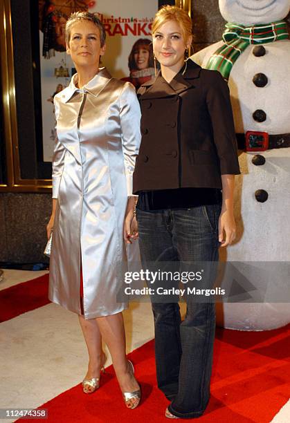 Jamie Lee Curtis and daughter during "Christmas with the Kranks" New York Premiere at Radio City Music Hall in New York City, New York, United States.