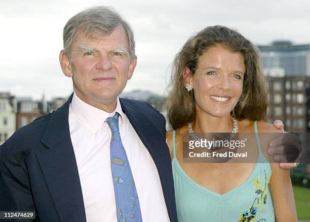 Annabel Croft with De Beers' MD Gary Ralfe, who is also her tennis partner, at the Queen's Tennis Club in Kensington, London. The former number one...